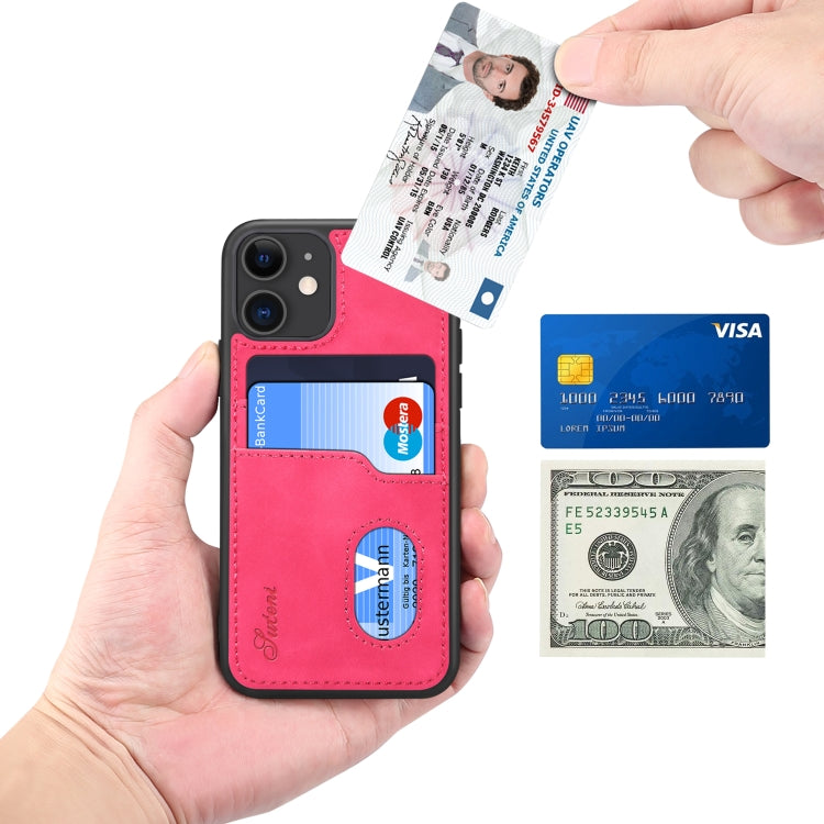 For iPhone 11 Pro H09 TPU + PU Leather Anti-fall Protective Case with Card Slots
