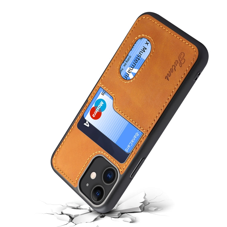 For iPhone 11 Pro Max H09 TPU + PU Leather Anti-fall Protective Case with Card Slots