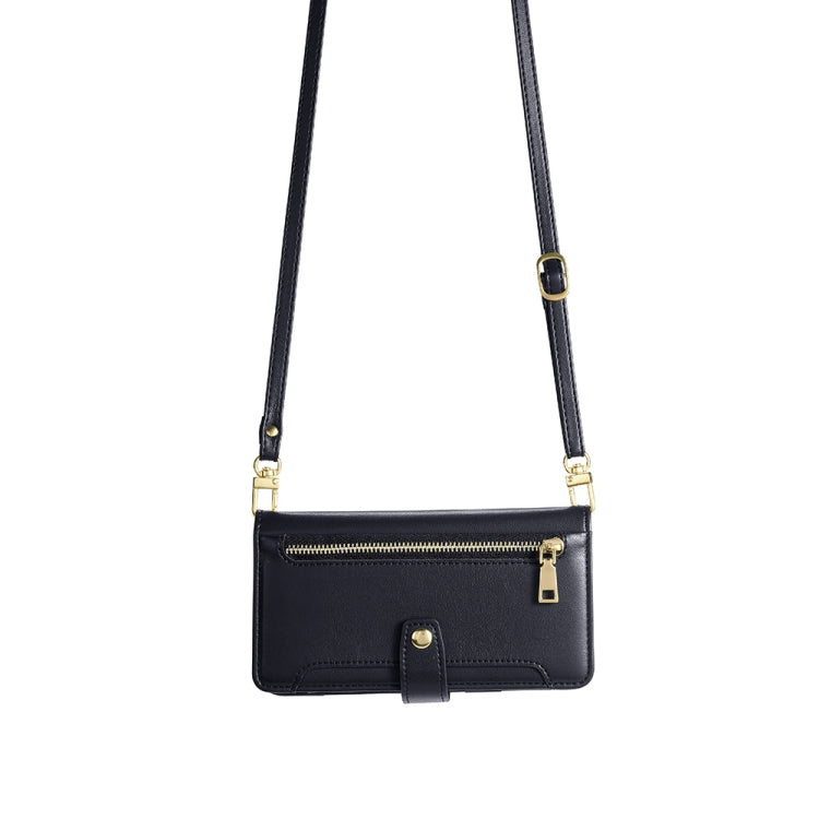 For Infinix Hot 12i Sheep Texture Cross-body Zipper Wallet Leather Phone Case