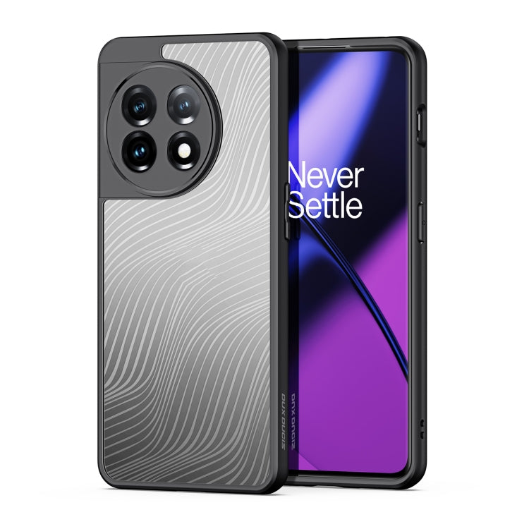 For OnePlus 11 DUX DUCIS Aimo Series TPU + PC Frosted Feel Phone Case(Black)