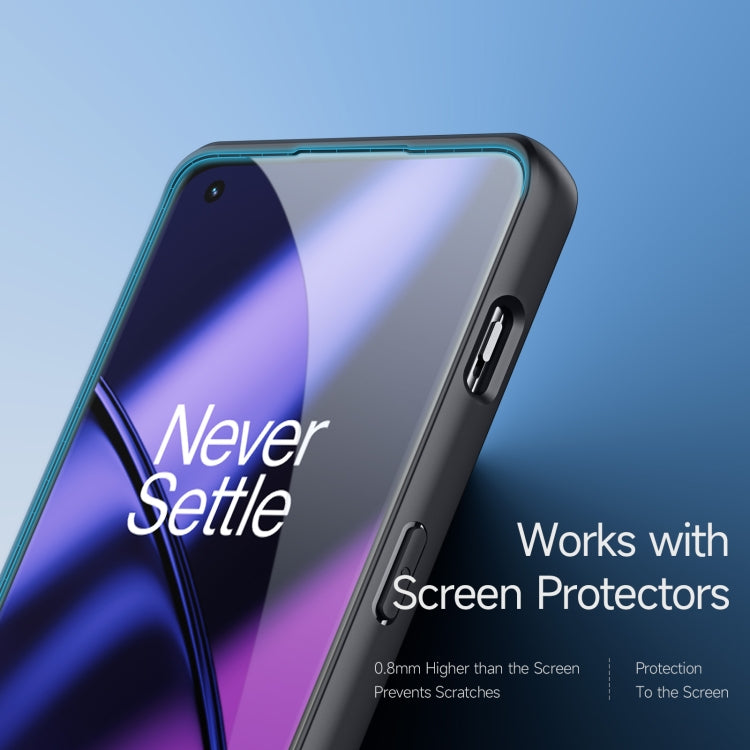 For OnePlus 11 DUX DUCIS Aimo Series TPU + PC Frosted Feel Phone Case(Black)