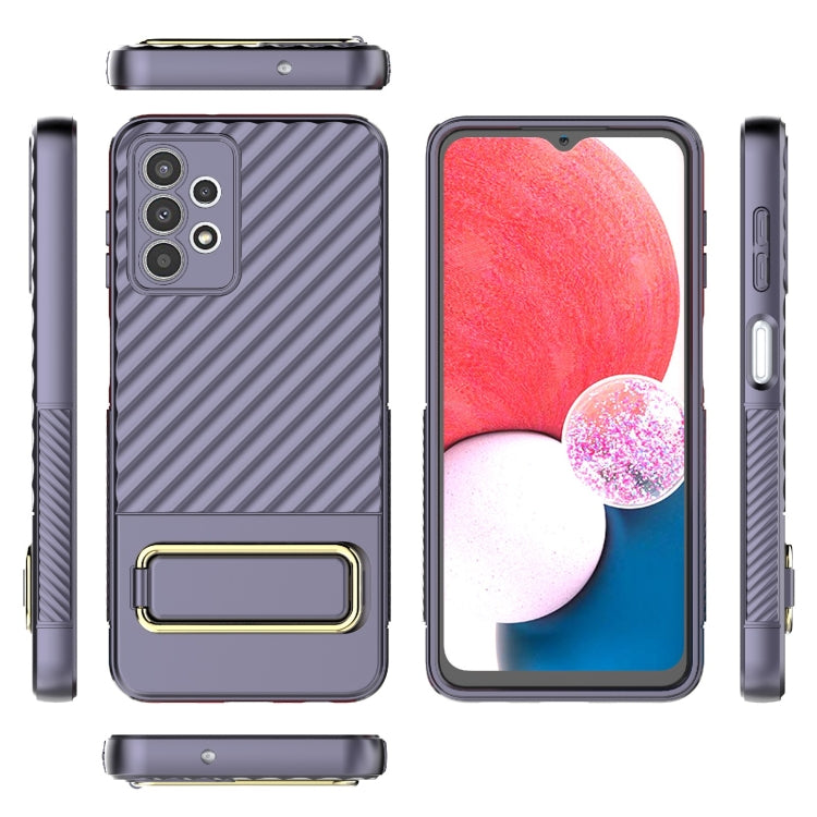 For Samsung Galaxy A13 4G Wavy Textured Phone Case