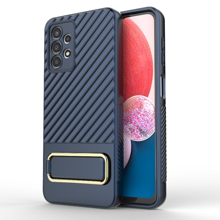 For Samsung Galaxy A13 4G Wavy Textured Phone Case