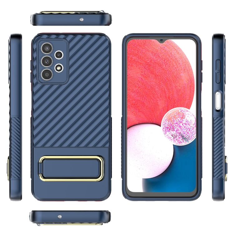 For Samsung Galaxy A13 4G Wavy Textured Phone Case