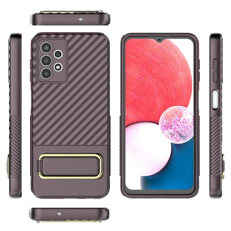 For Samsung Galaxy A13 4G Wavy Textured Phone Case