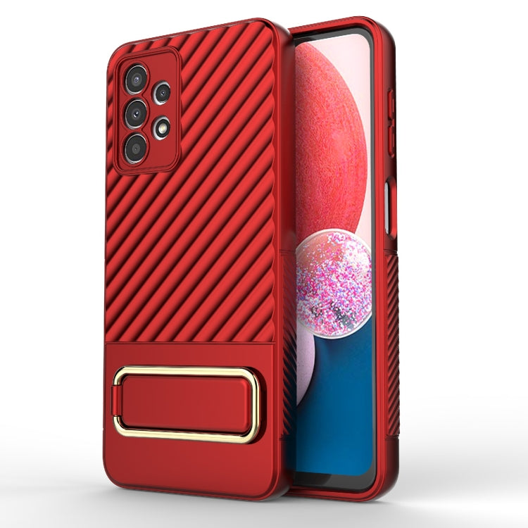 For Samsung Galaxy A13 4G Wavy Textured Phone Case