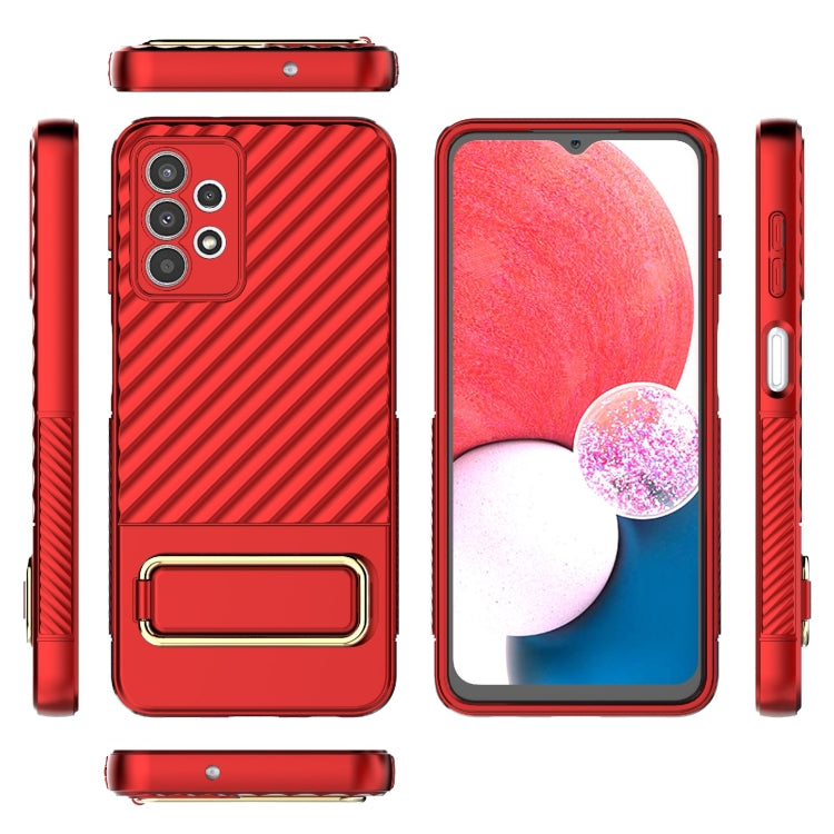 For Samsung Galaxy A13 4G Wavy Textured Phone Case
