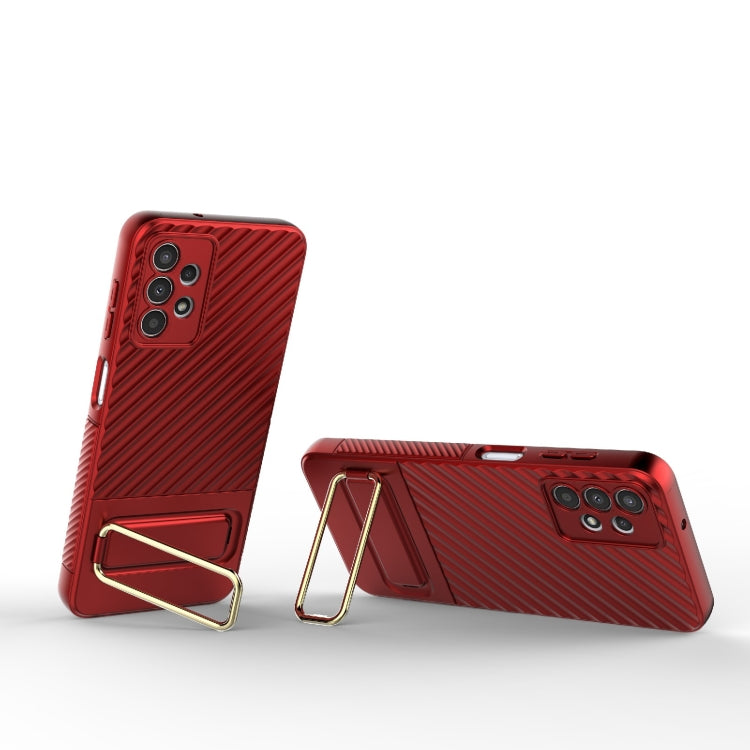 For Samsung Galaxy A13 4G Wavy Textured Phone Case