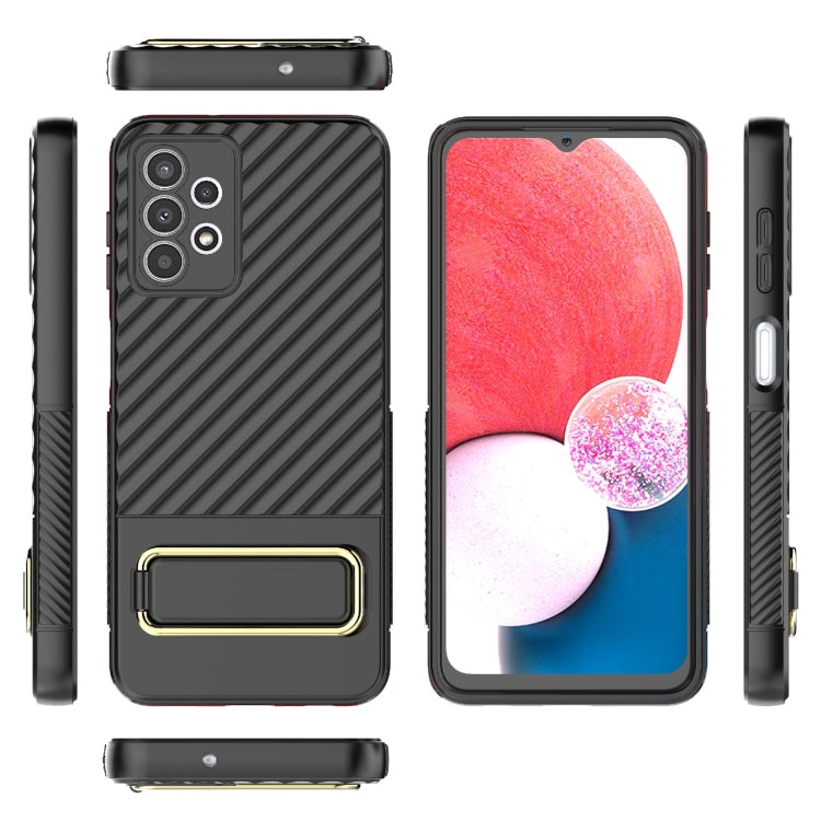 For Samsung Galaxy A13 4G Wavy Textured Phone Case