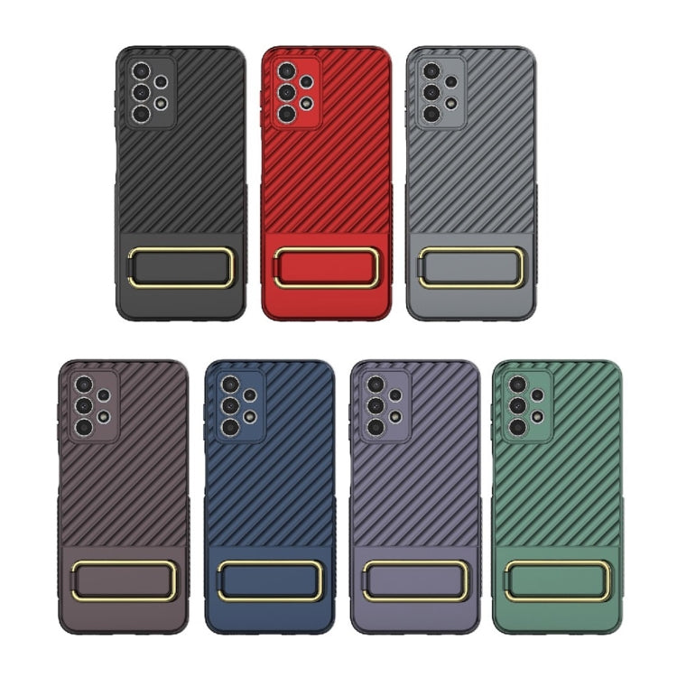 For Samsung Galaxy A13 4G Wavy Textured Phone Case