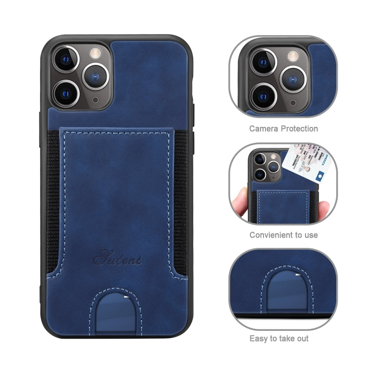 For iPhone 11 H10 TPU + PU Leather Anti-fall Protective Case with Card Slot
