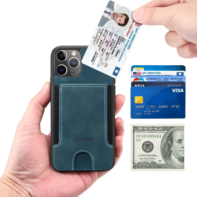 For iPhone 11 H10 TPU + PU Leather Anti-fall Protective Case with Card Slot