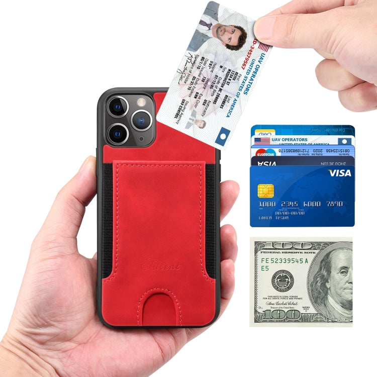 For iPhone 11 Pro H10 TPU + PU Leather Anti-fall Protective Case with Card Slot