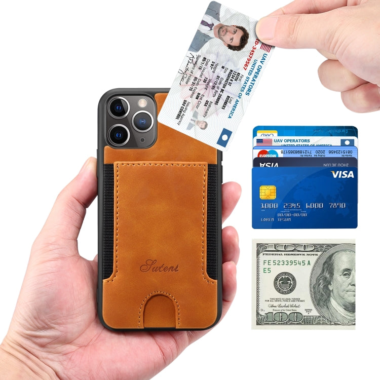 For iPhone 11 Pro Max H10 TPU + PU Leather Anti-fall Protective Case with Card Slot