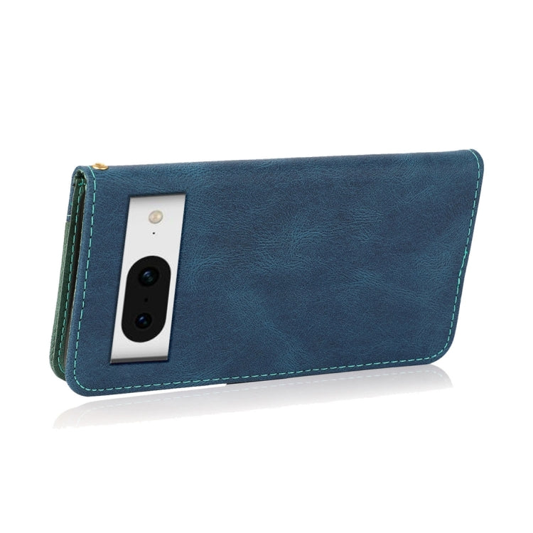 For Google Pixel 8 Dual-color Stitching Leather Phone Case