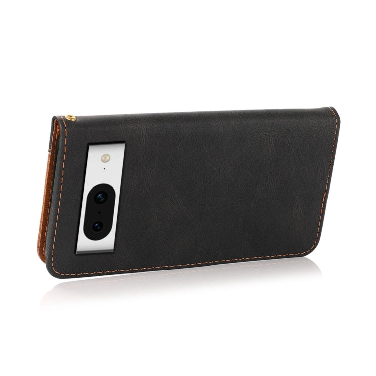 For Google Pixel 8 Dual-color Stitching Leather Phone Case