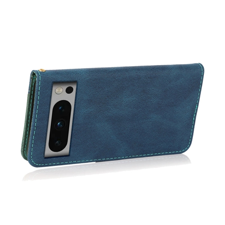 For Google Pixel 8 Pro Dual-color Stitching Leather Phone Case