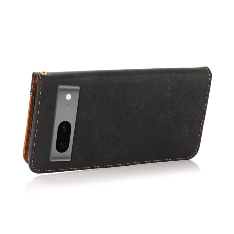 For Google Pixel 7 5G Dual-color Stitching Leather Phone Case