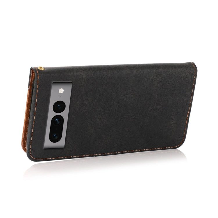 For Google Pixel 7 Pro 5G Dual-color Stitching Leather Phone Case
