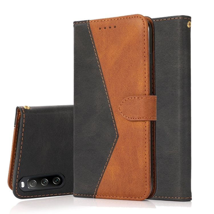For Sony Xperia 10 V 2023 Dual-color Stitching Leather Phone Case