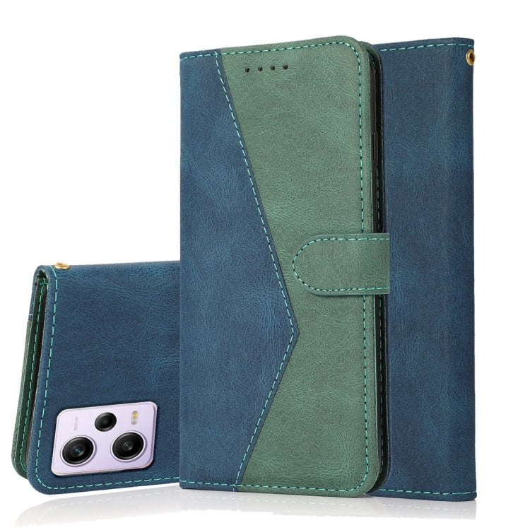 For Xiaomi Redmi Note 12 Pro 5G China Dual-color Stitching Leather Phone Case