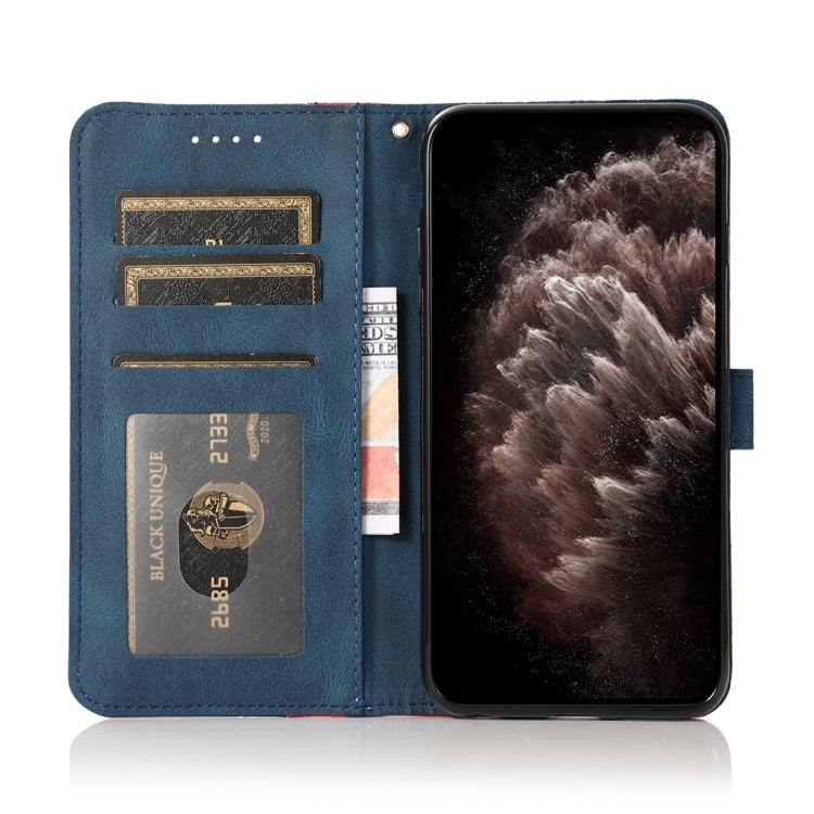 For Xiaomi Redmi Note 12 5G China Dual-color Stitching Leather Phone Case
