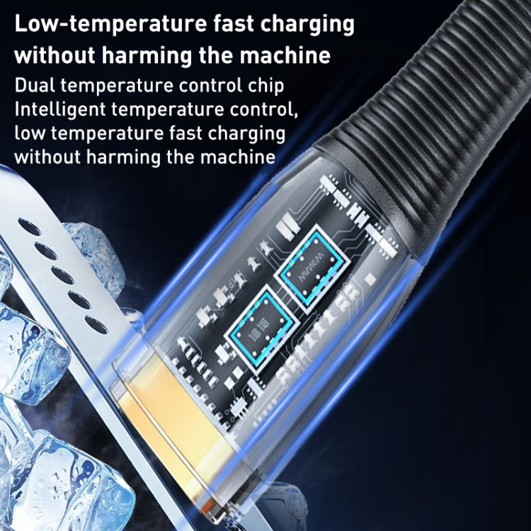 Great Wall AB11B 1m 3A USB to Micro USB Transparent Shell Braided Charging Data Cable