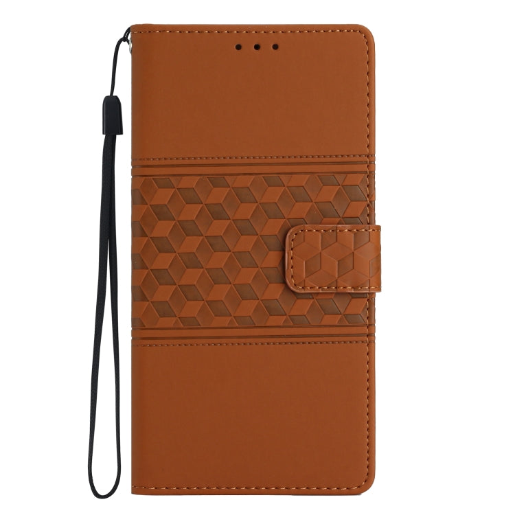 For Xiaomi 13 Pro Diamond Embossed Skin Feel Leather Phone Case with Lanyard