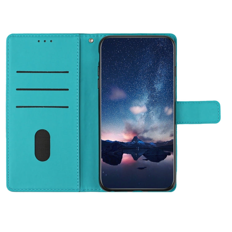 For Xiaomi Redmi Note 12 5G China Diamond Embossed Skin Feel Leather Phone Case with Lanyard