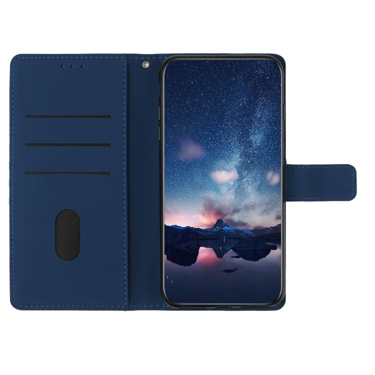 For Xiaomi Redmi Note 12 5G China Diamond Embossed Skin Feel Leather Phone Case with Lanyard