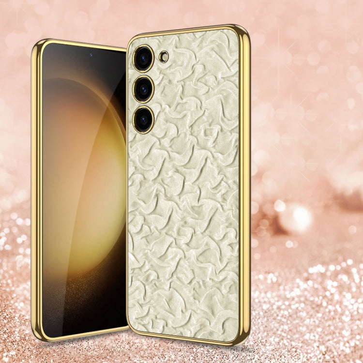 For Samsung Galaxy S23+ 5G GKK Electroplating Fabric Phone Case