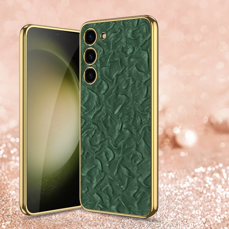 For Samsung Galaxy S23+ 5G GKK Electroplating Fabric Phone Case