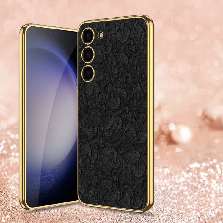 For Samsung Galaxy S23+ 5G GKK Electroplating Fabric Phone Case
