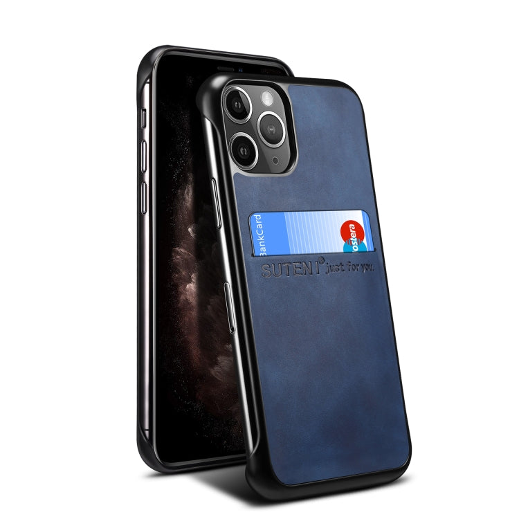 For iPhone 11 H11 TPU + PU Leather Anti-fall Protective Case with Card Slot