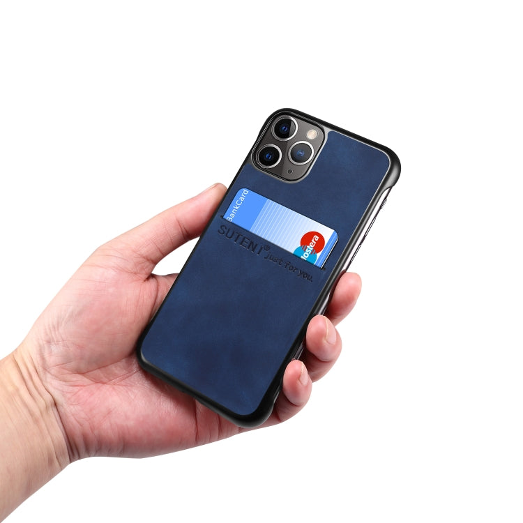 For iPhone 11 H11 TPU + PU Leather Anti-fall Protective Case with Card Slot