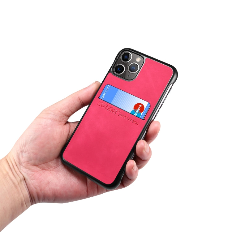 For iPhone 11 H11 TPU + PU Leather Anti-fall Protective Case with Card Slot