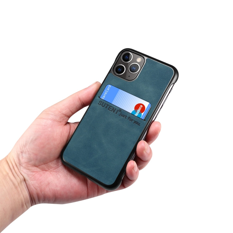 For iPhone 11 Pro H11 TPU + PU Leather Anti-fall Protective Case with Card Slot