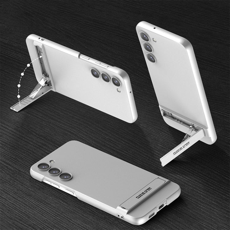 For Samsung Galaxy S23 5G GKK Triumph Ultra Thin Full Coverage Phone Case with Stand