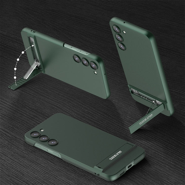 For Samsung Galaxy S23 5G GKK Triumph Ultra Thin Full Coverage Phone Case with Stand