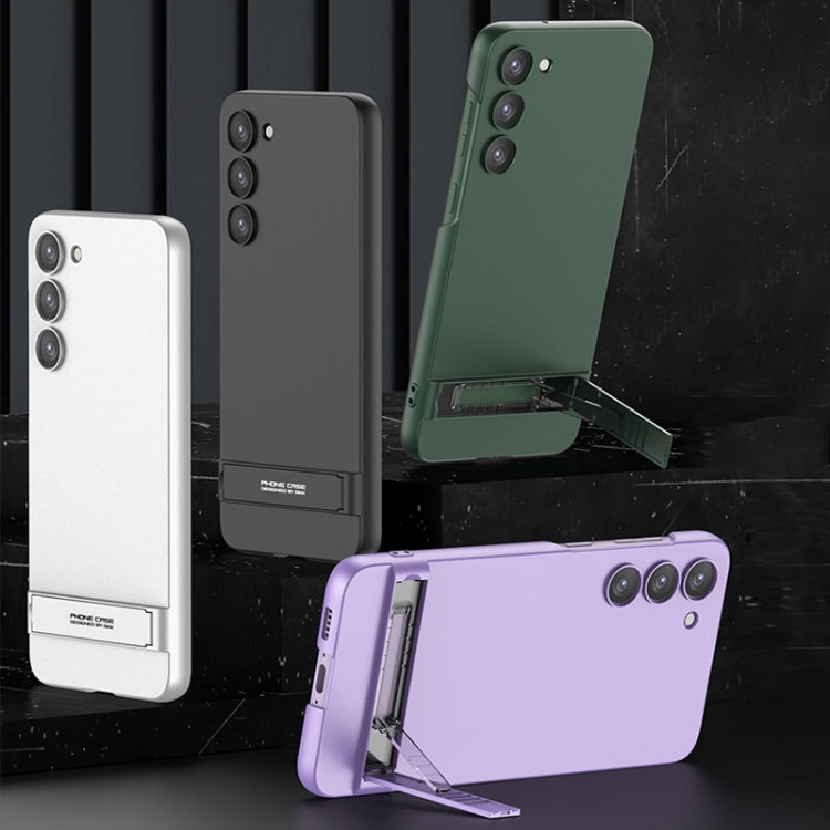 For Samsung Galaxy S23+ 5G GKK Triumph Ultra Thin Full Coverage Phone Case with Stand