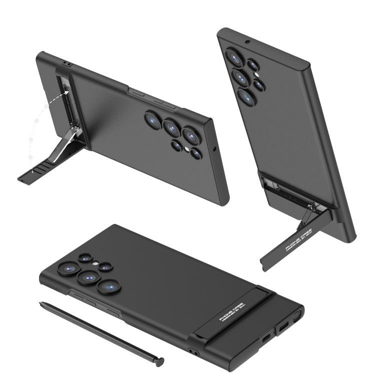 For Samsung Galaxy S23 Ultra 5G GKK Triumph Ultra Thin Full Coverage Phone Case with Stand