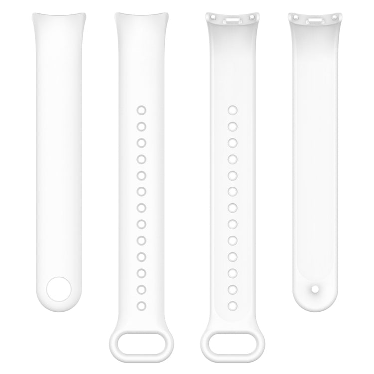 For Xiaomi Mi Band 8 Solid Color Silicone Plug Replacement Watch Band