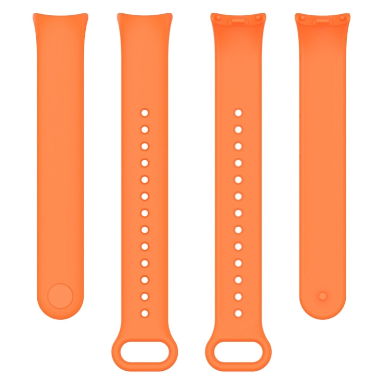 For Xiaomi Mi Band 8 Solid Color Silicone Plug Replacement Watch Band