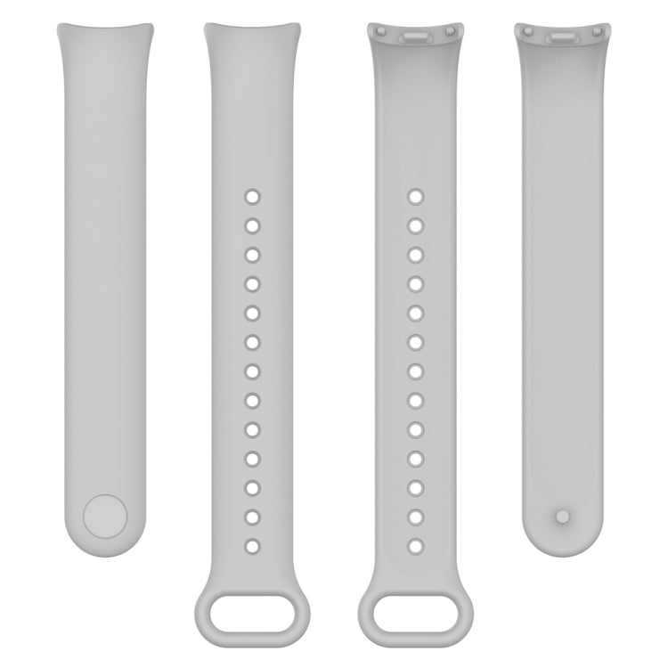 For Xiaomi Mi Band 8 Solid Color Silicone Plug Replacement Watch Band
