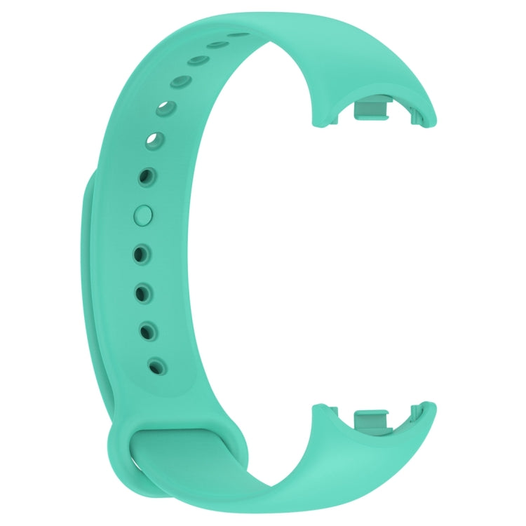 For Xiaomi Mi Band 8 Solid Color Silicone Plug Replacement Watch Band