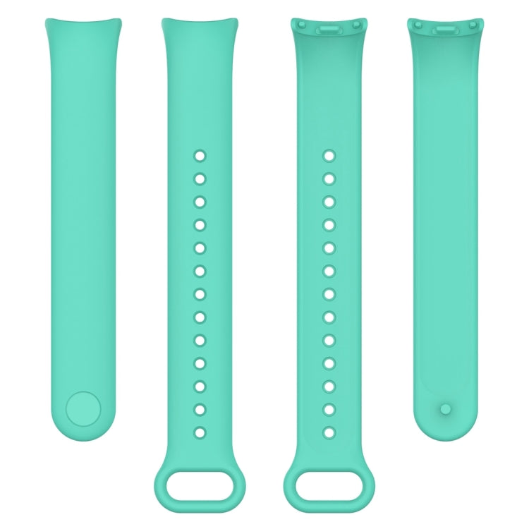 For Xiaomi Mi Band 8 Solid Color Silicone Plug Replacement Watch Band
