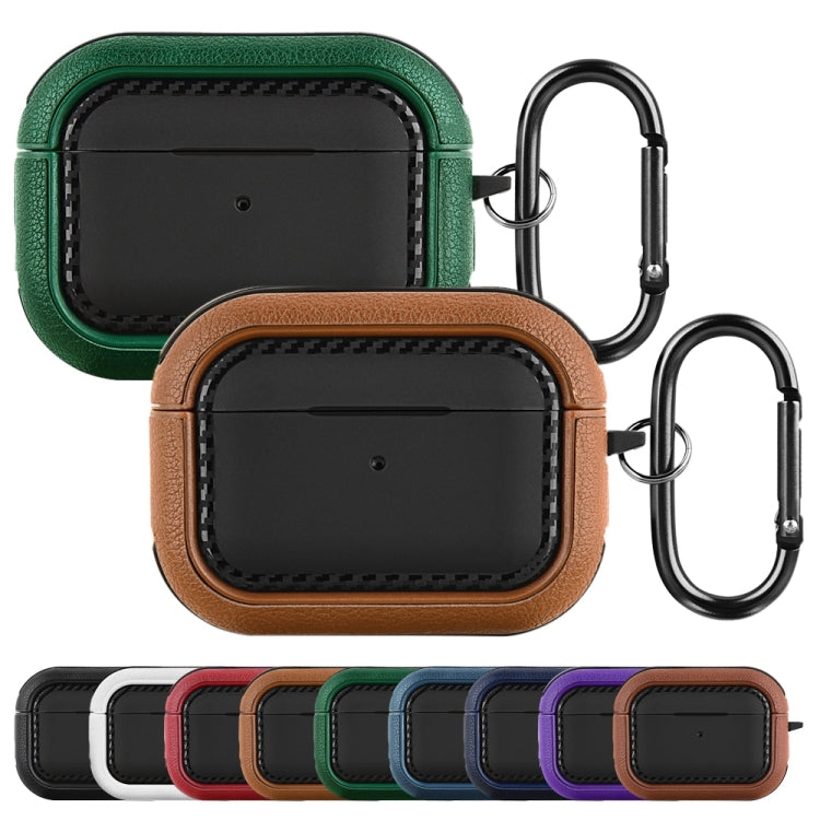 For AirPods Pro 2 Leather Texture Earphone Protective Case