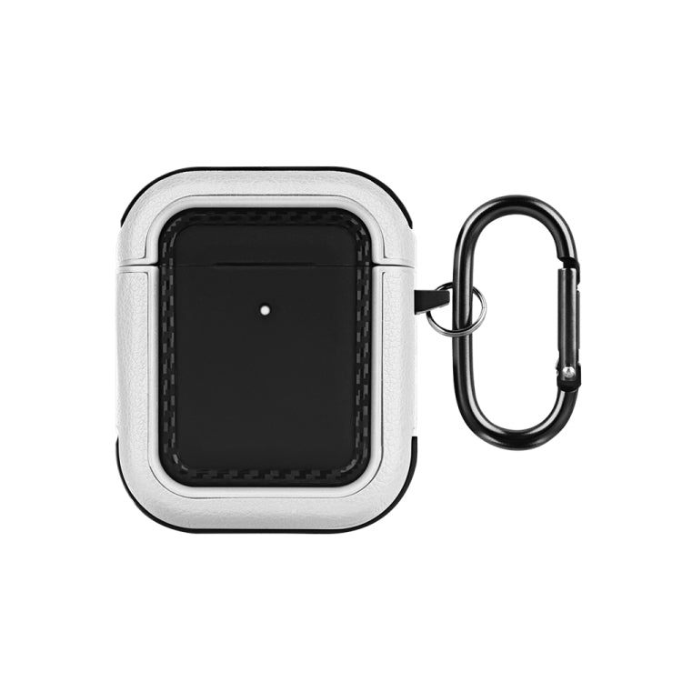 For AirPods 1 / 2 Leather Texture Earphone Protective Case