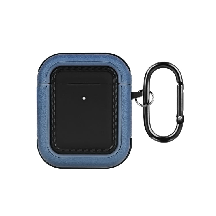 For AirPods 1 / 2 Leather Texture Earphone Protective Case
