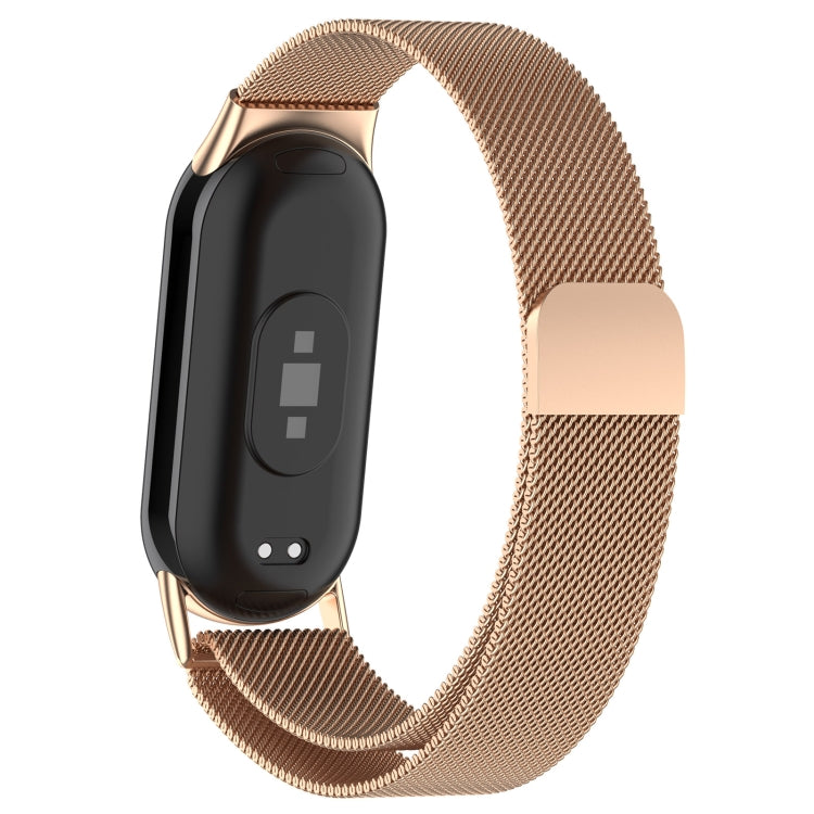 For Xiaomi Mi Band 8 Milanese Metal Watch Band
